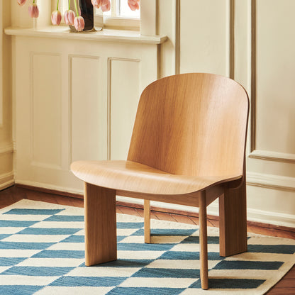Chisel Lounge Chair by HAY - Lacquered Oak
