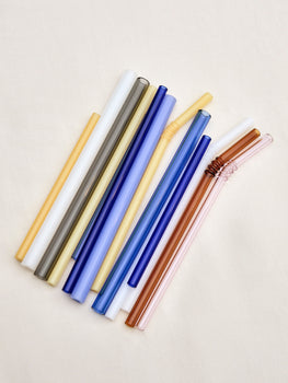 Sip Reusable Glass Straws by HAY