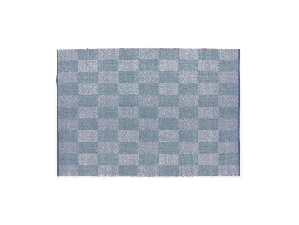 Check Rug by HAY - 170x240 / Light Blue