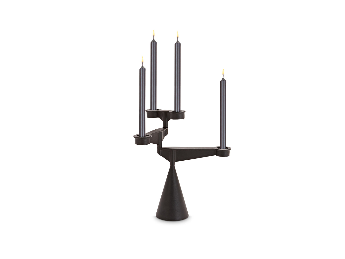 Spin Candelabra by Tom Dixon - Mini / Black
