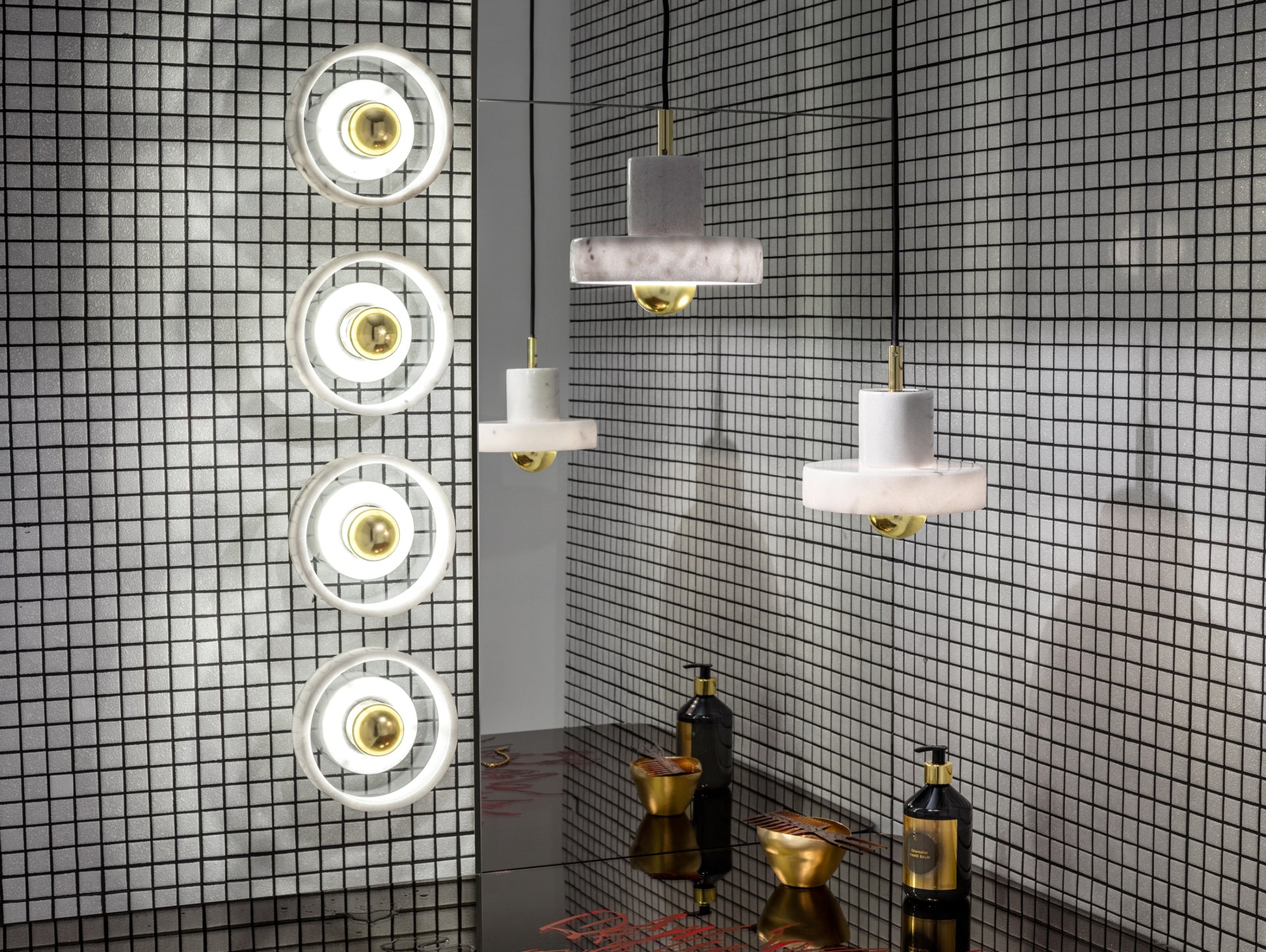 Stone LED Pendant Light by Tom Dixon