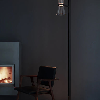 Nocturne Floor 1 Lamp by Flos - Cone / Black