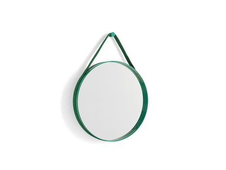 Strap Mirror No 2 by HAY - D 50 cm / Green