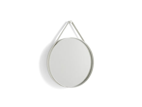 Strap Mirror No 2 by HAY - D 50 cm / Light Grey