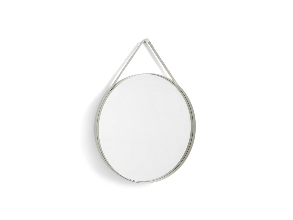 Strap Mirror No 2 by HAY - D 70 cm / Light Grey