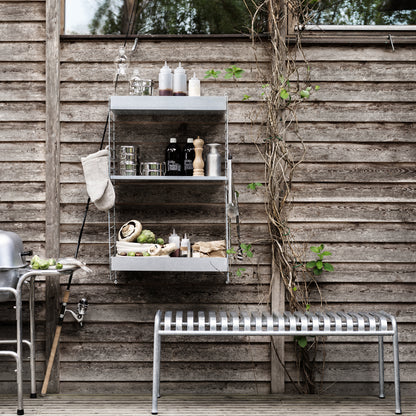 String System Outdoor Shelves (Galvanised)