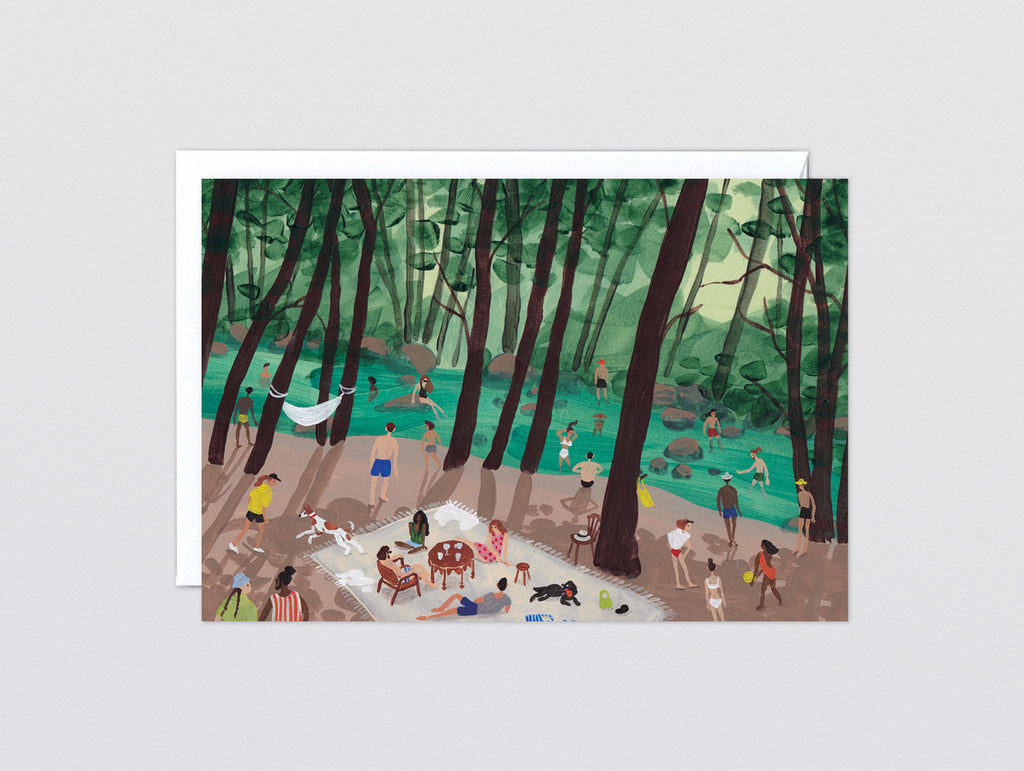 'Summer By The Water' Art Card by Wrap