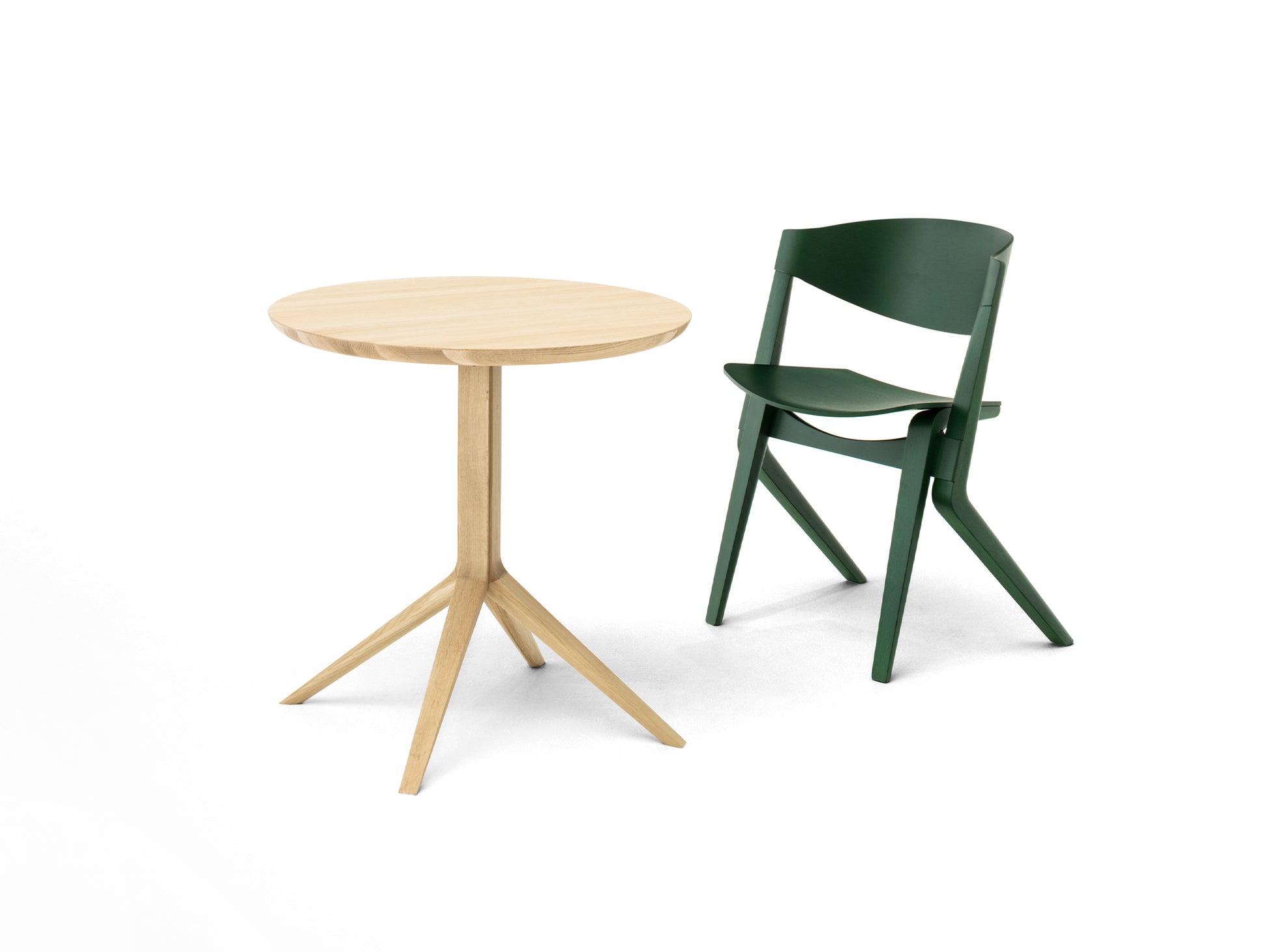 Scout Bistro Table by Karimoku New Standard - D70 / Lacquered Oak