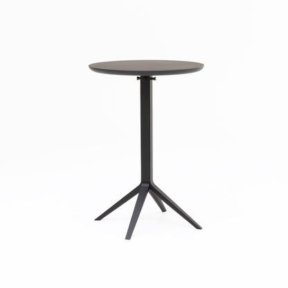 Scout Bistro Bar Table by Karimoku New Standard - Grain Matte Black Lacquered Oak