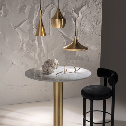 Beat Wide LED Pendant Light by Tom Dixon - Brass