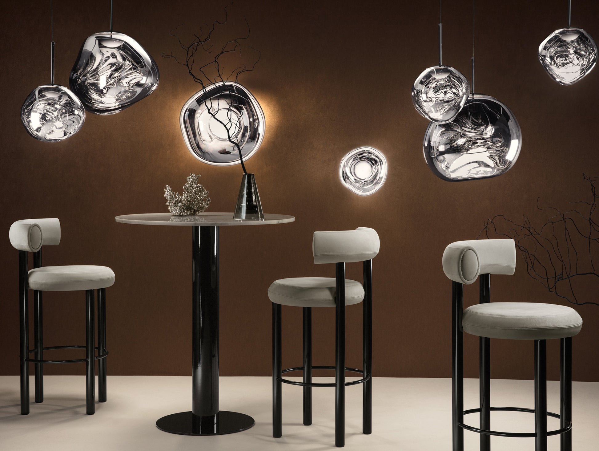 Melt Surface LED Wall Lamp by Tom Dixon