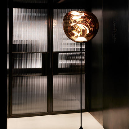 Melt LED Cone Slim Floor Lamp by Tom Dixon - Gold