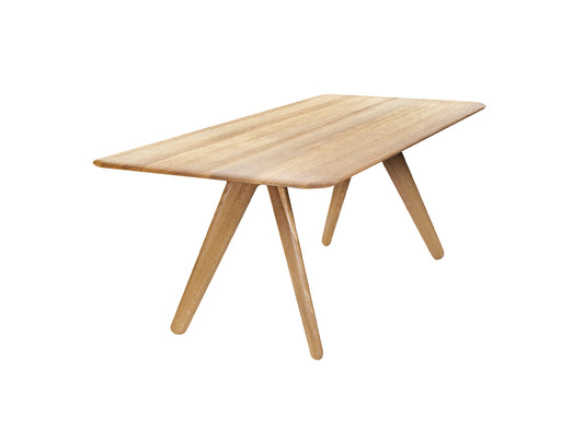 Slab Dining Table by Tom Dixon - 200 cm / Lacquered Oak 