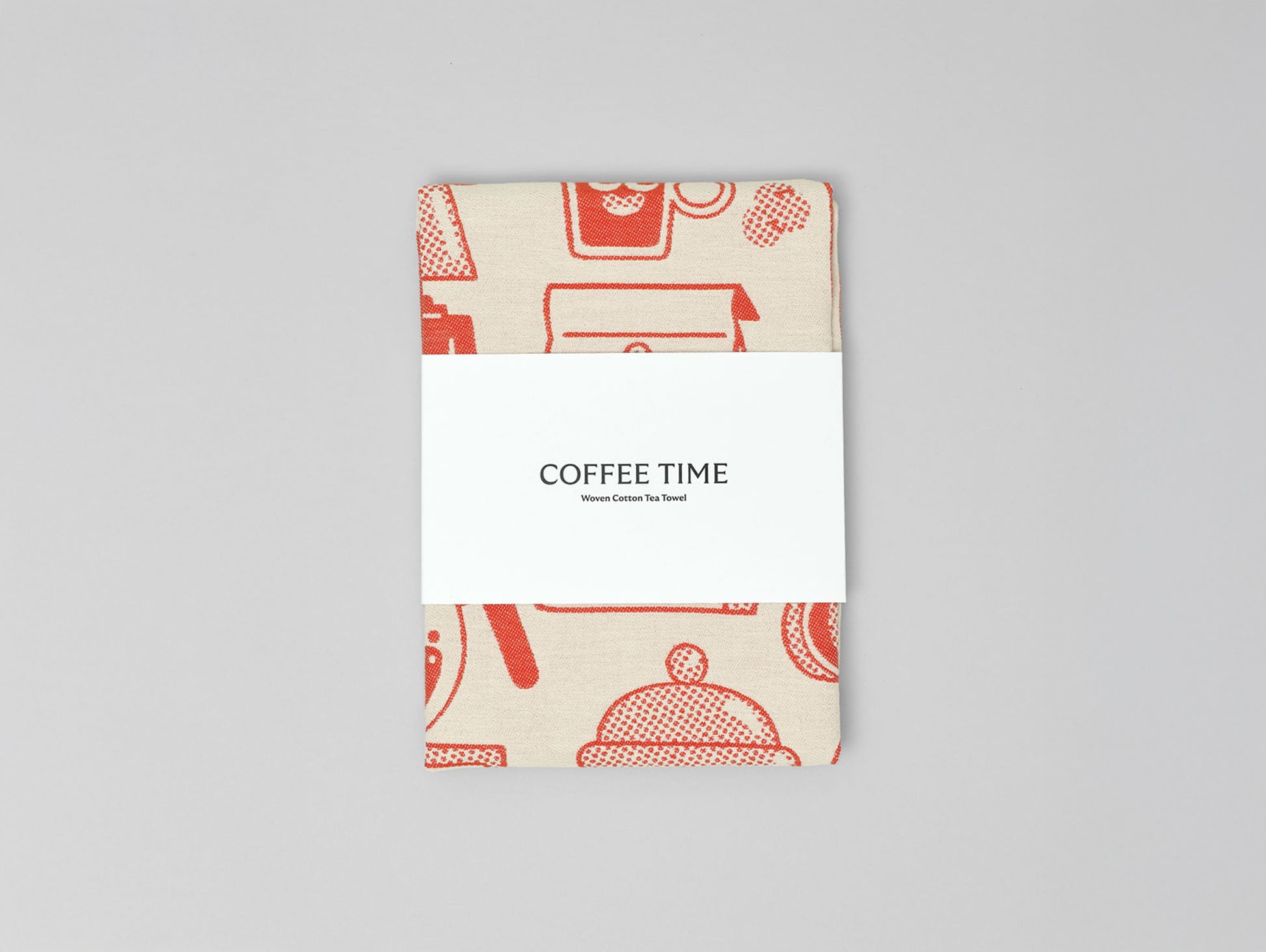 Coffee Time Tea Towel by Wrap