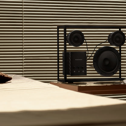 Large Transparent Speaker by Transparent - Black