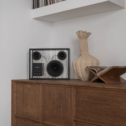 Large Transparent Speaker by Transparent - Black