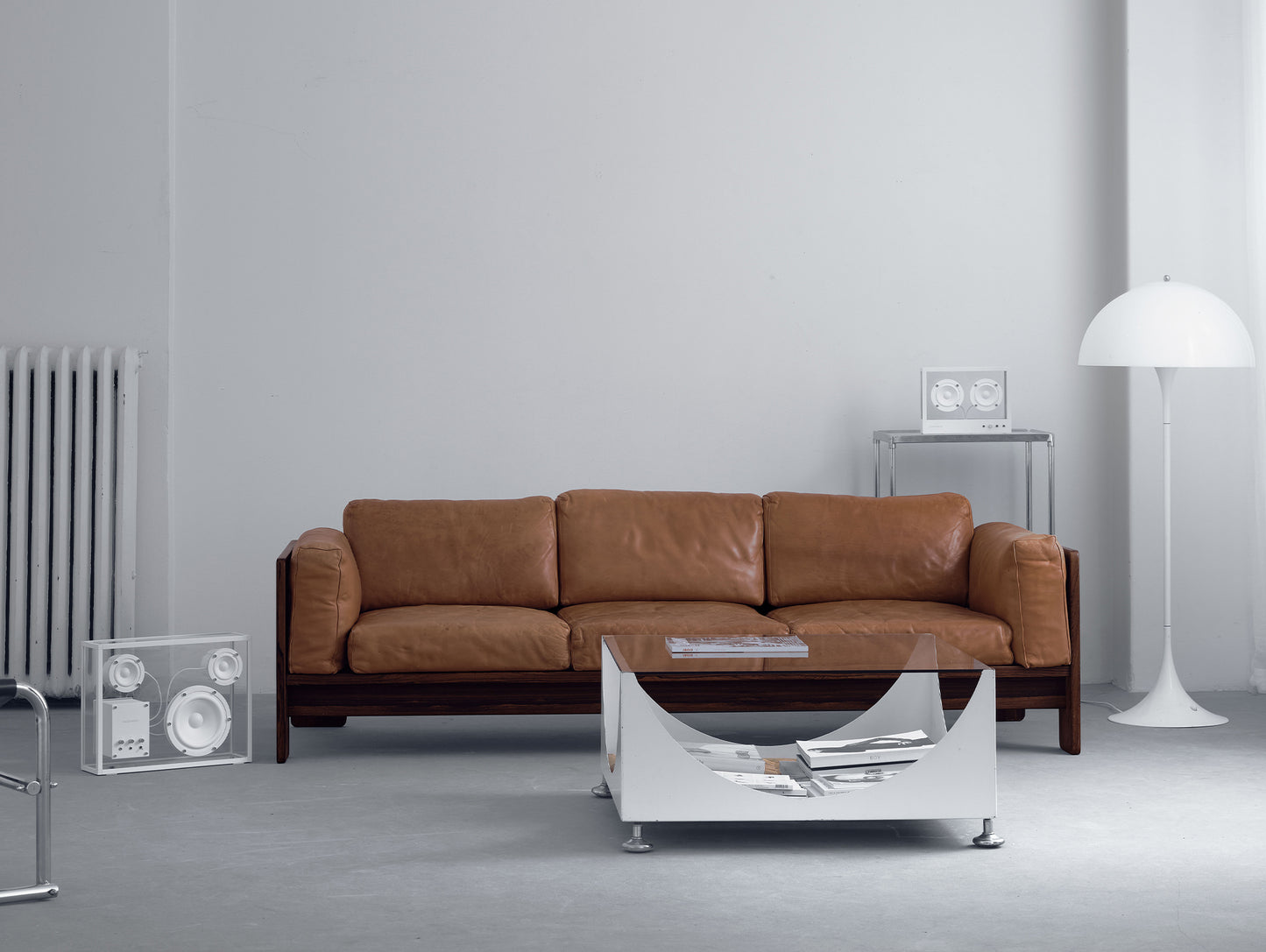 Large Transparent Speaker by Transparent - White