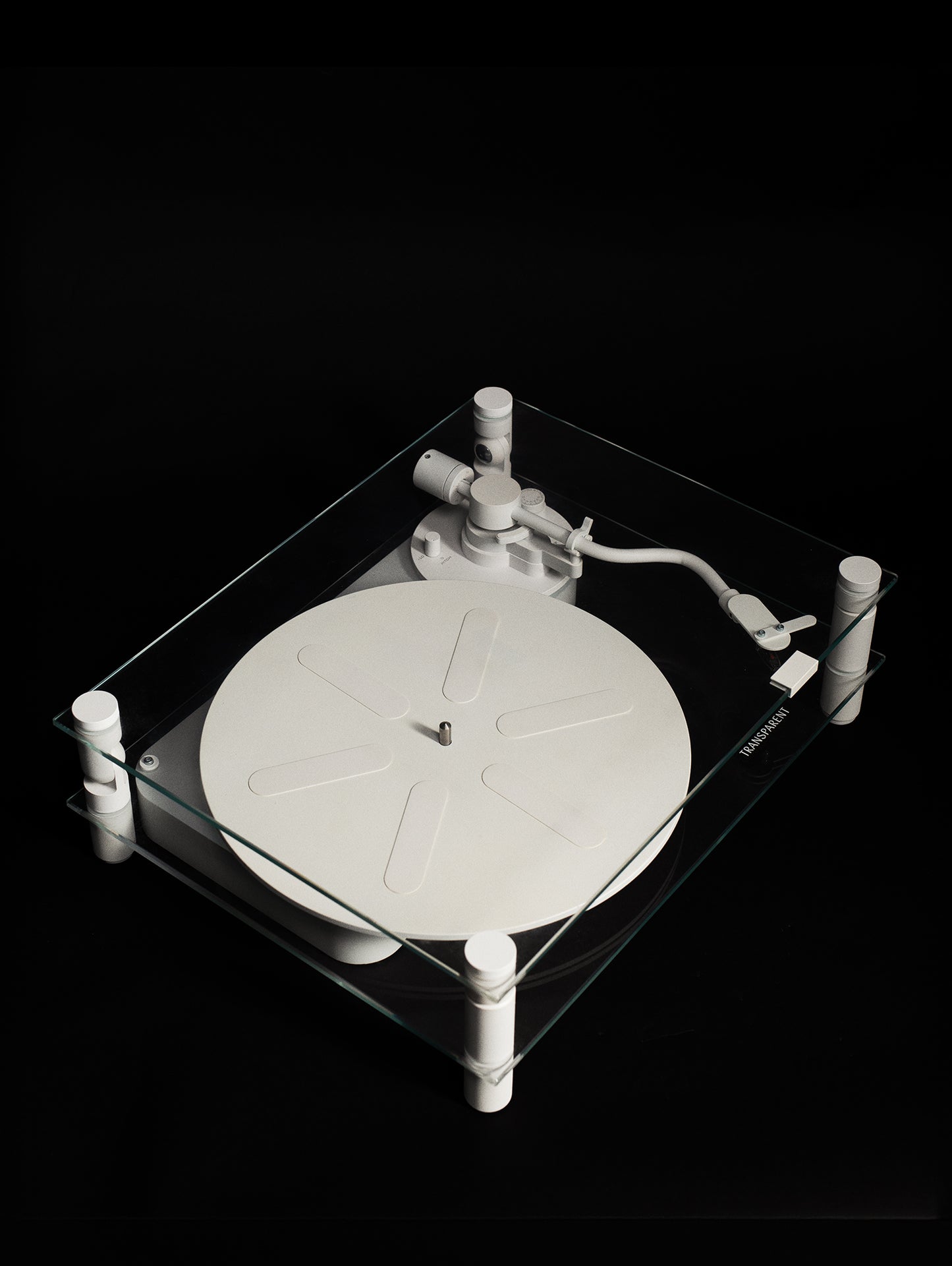 Transparent Turntable by Transparent - White