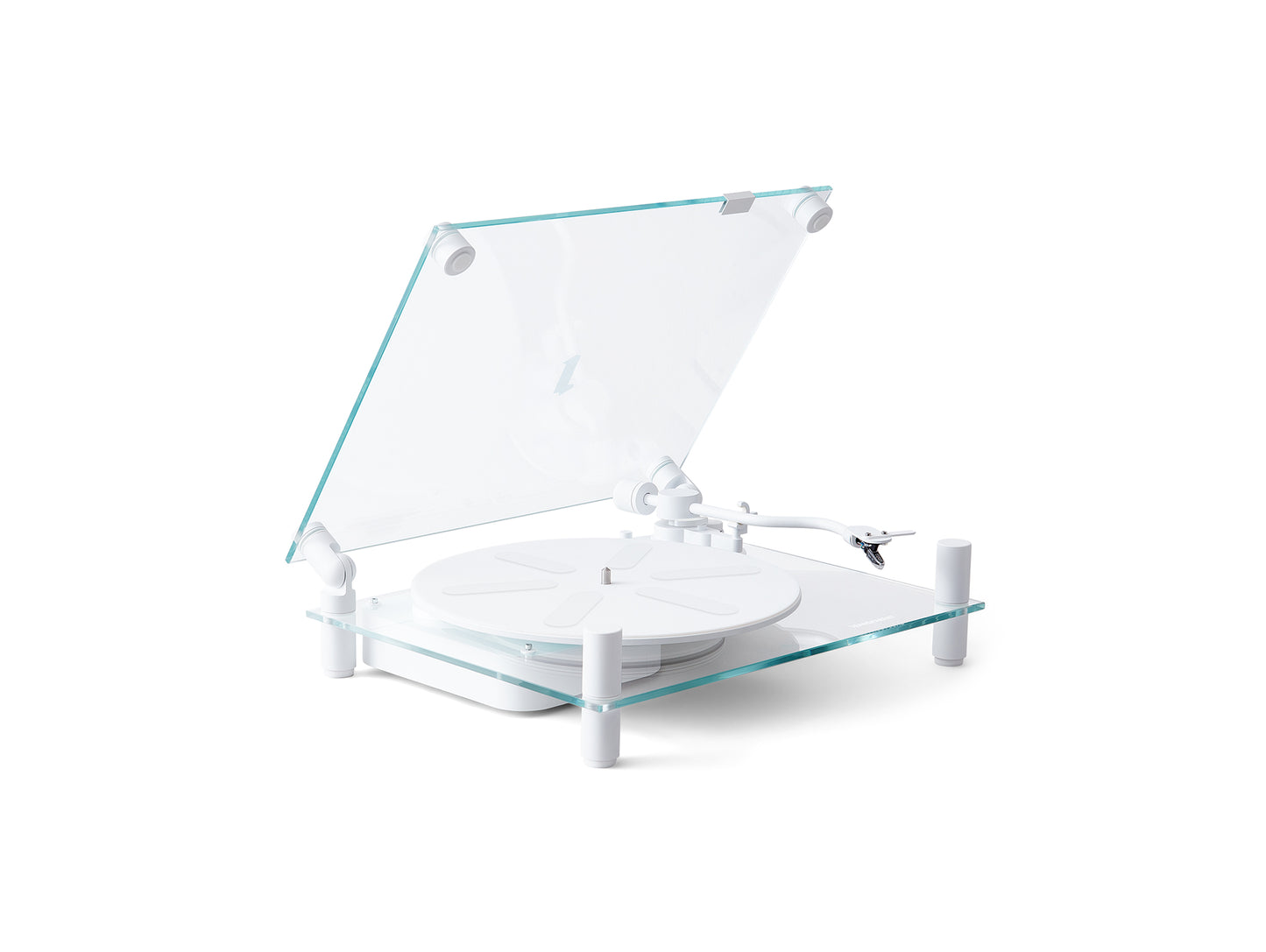Transparent Turntable by Transparent - White