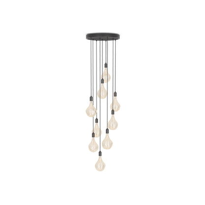 Nine Pendant with Voronoi II by Tala - Black Canopy / Graphite Grip with Graphite Pendants