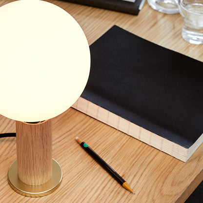 Oak Knuckle Table Lamp