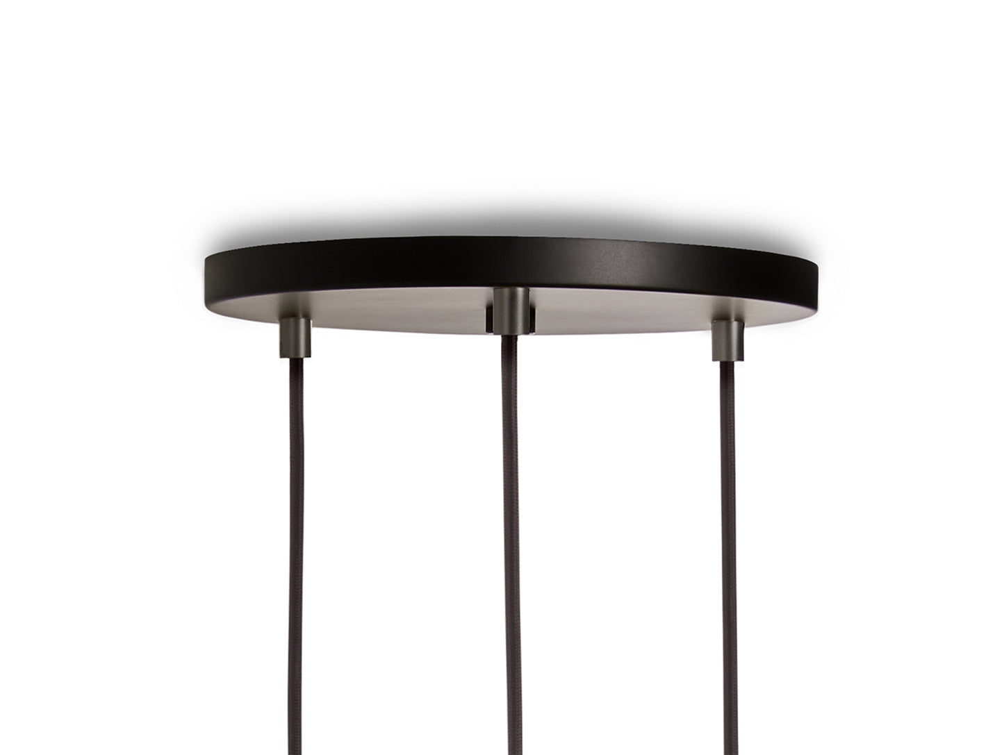Triple Pendant with Sphere IV by Tala / Black Canopy / Graphite Grip 