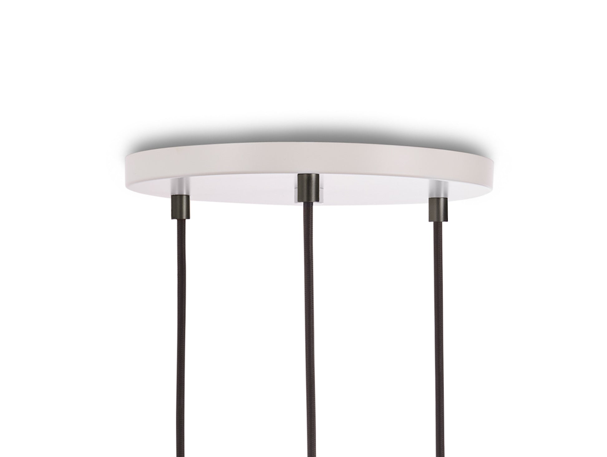 Triple Pendant with Sphere IV by Tala / White Canopy / Graphite Grip