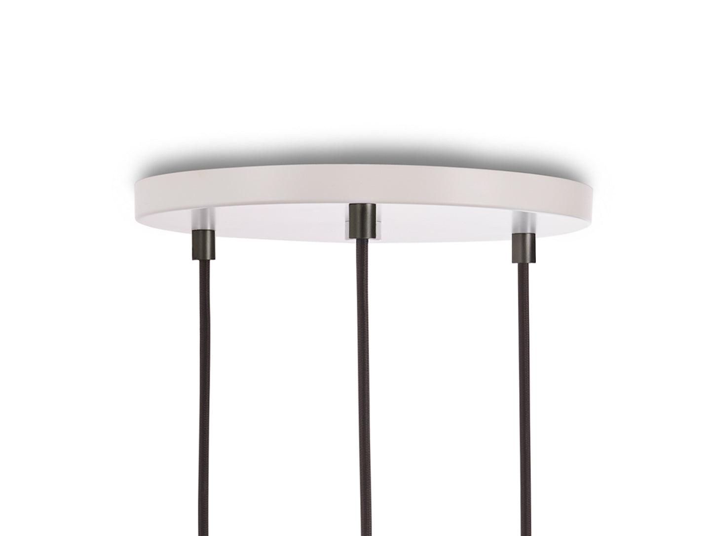 Triple Pendant with Voronoi II by Tala - White Canopy / Graphite Grip 
