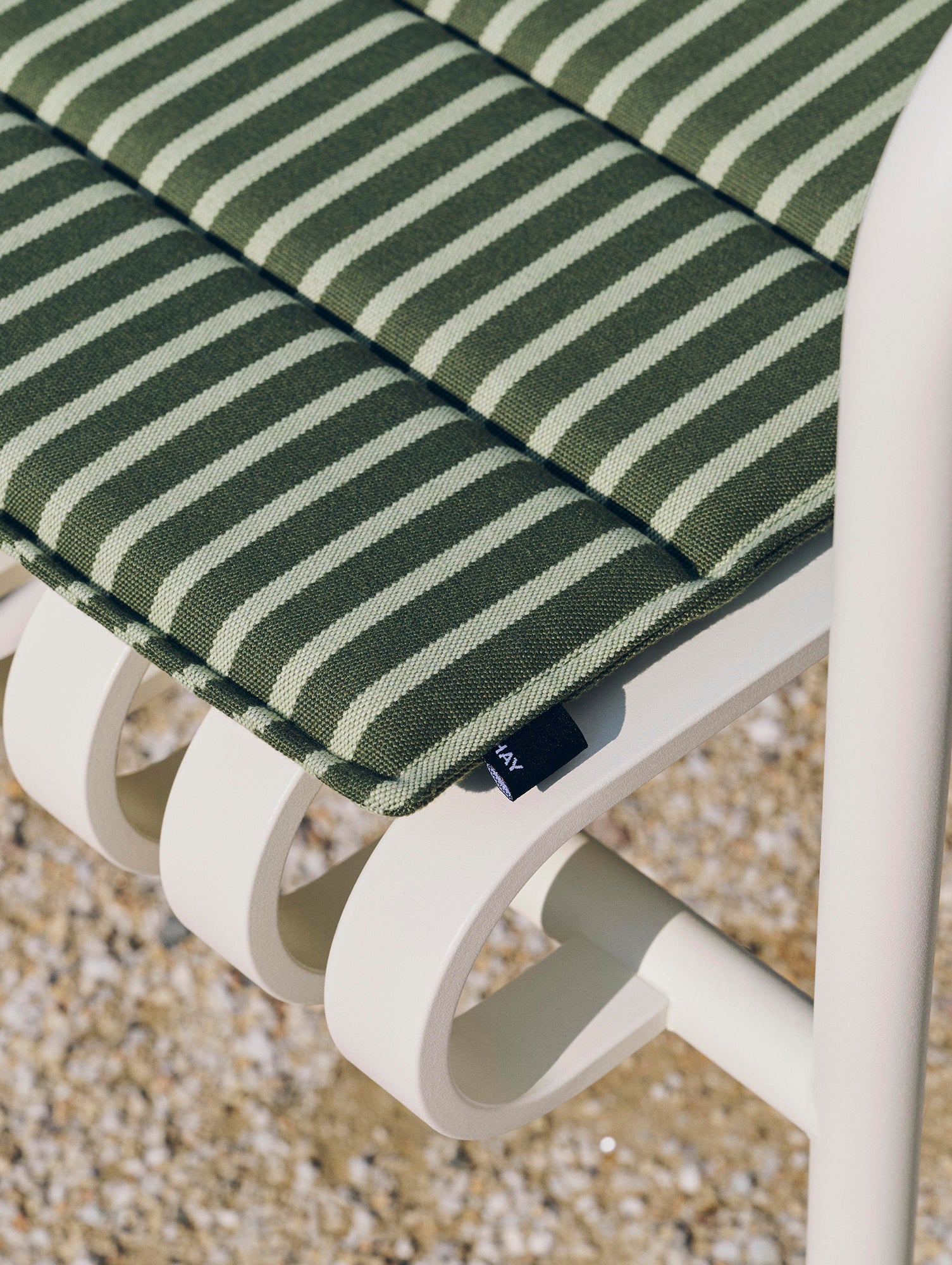 Terrazza Folding Seat Cushion by HAY - Olive