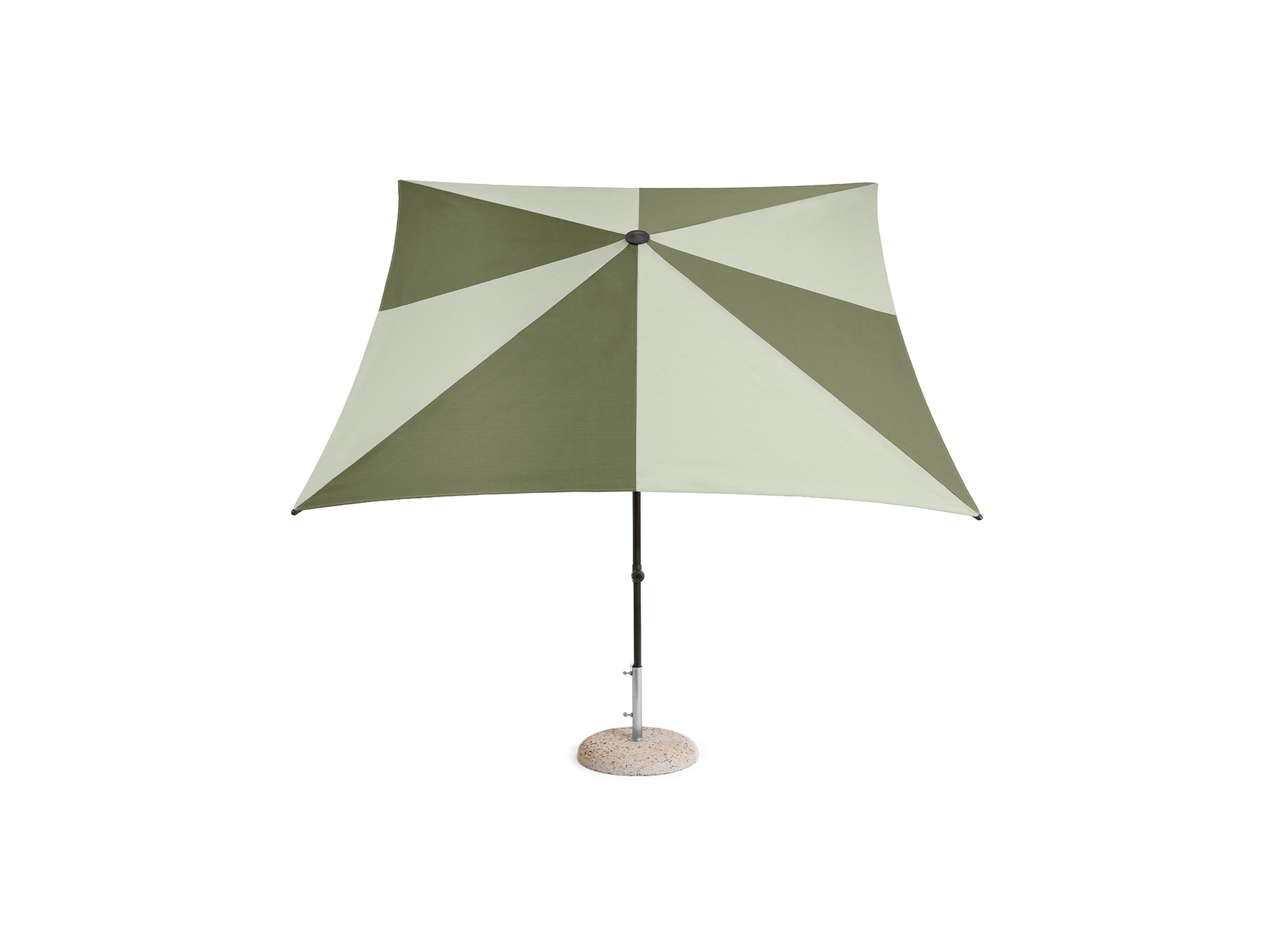 Terrazza Parasol by HAY - Square / Green and Dark Green