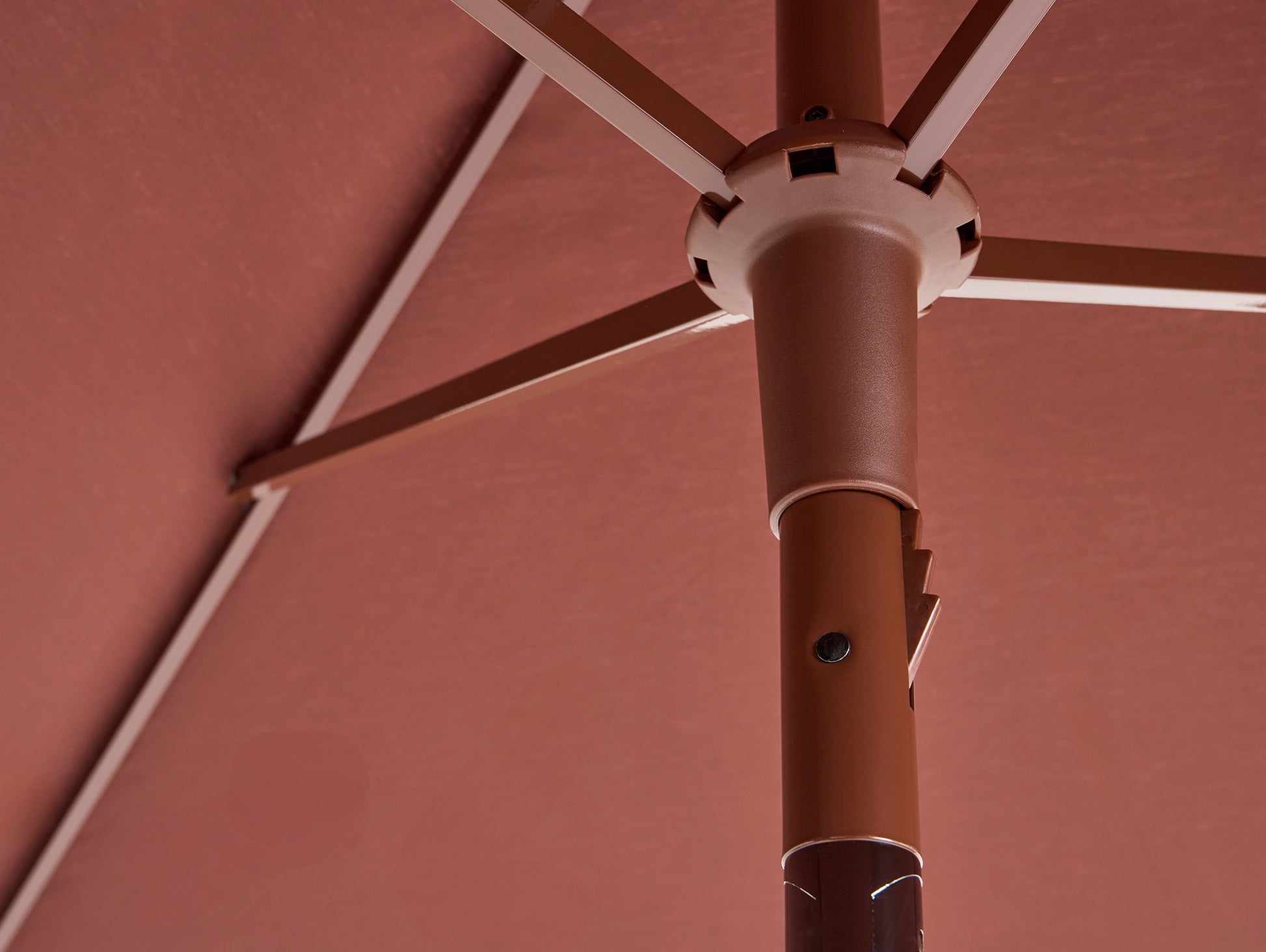 Terrazza Parasol by HAY - Square / Off White and Burgundy