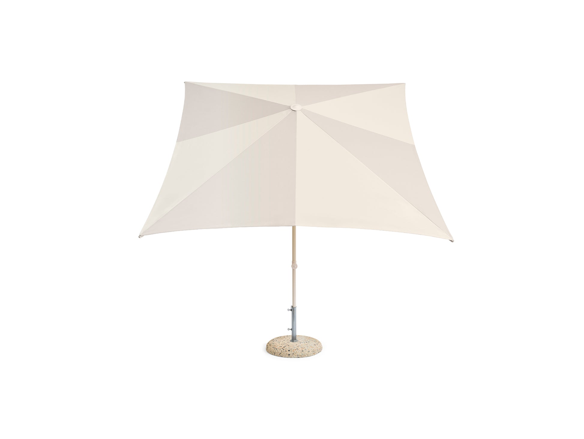 Terrazza Parasol by HAY - Square / Off White and Grey