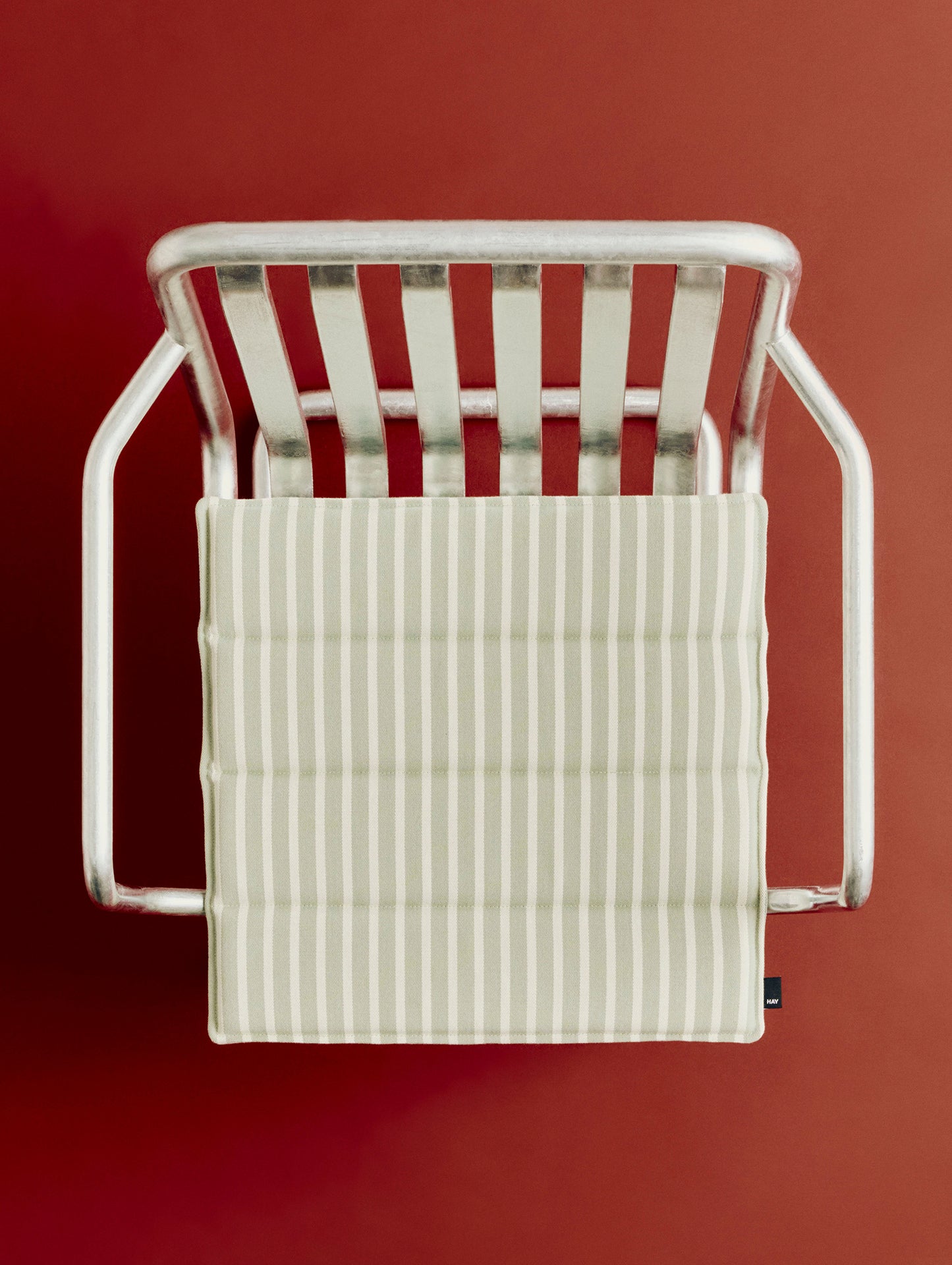 Terrazza Seat Cushion by HAY - Grey Stripe