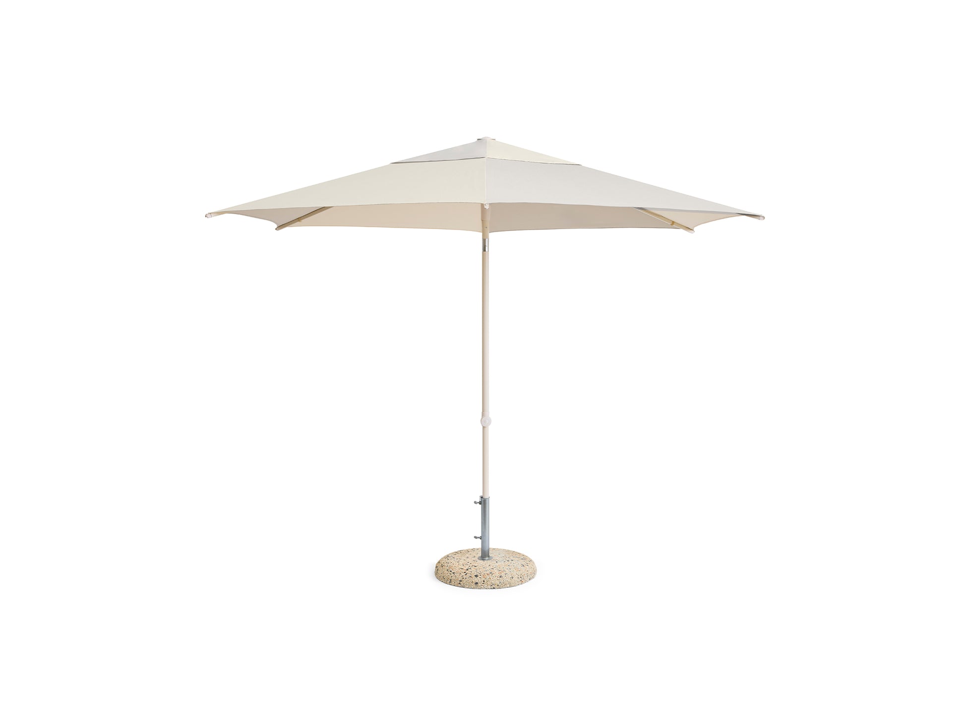 Terrazza Parasol by HAY - Hexagon / Off White and Grey