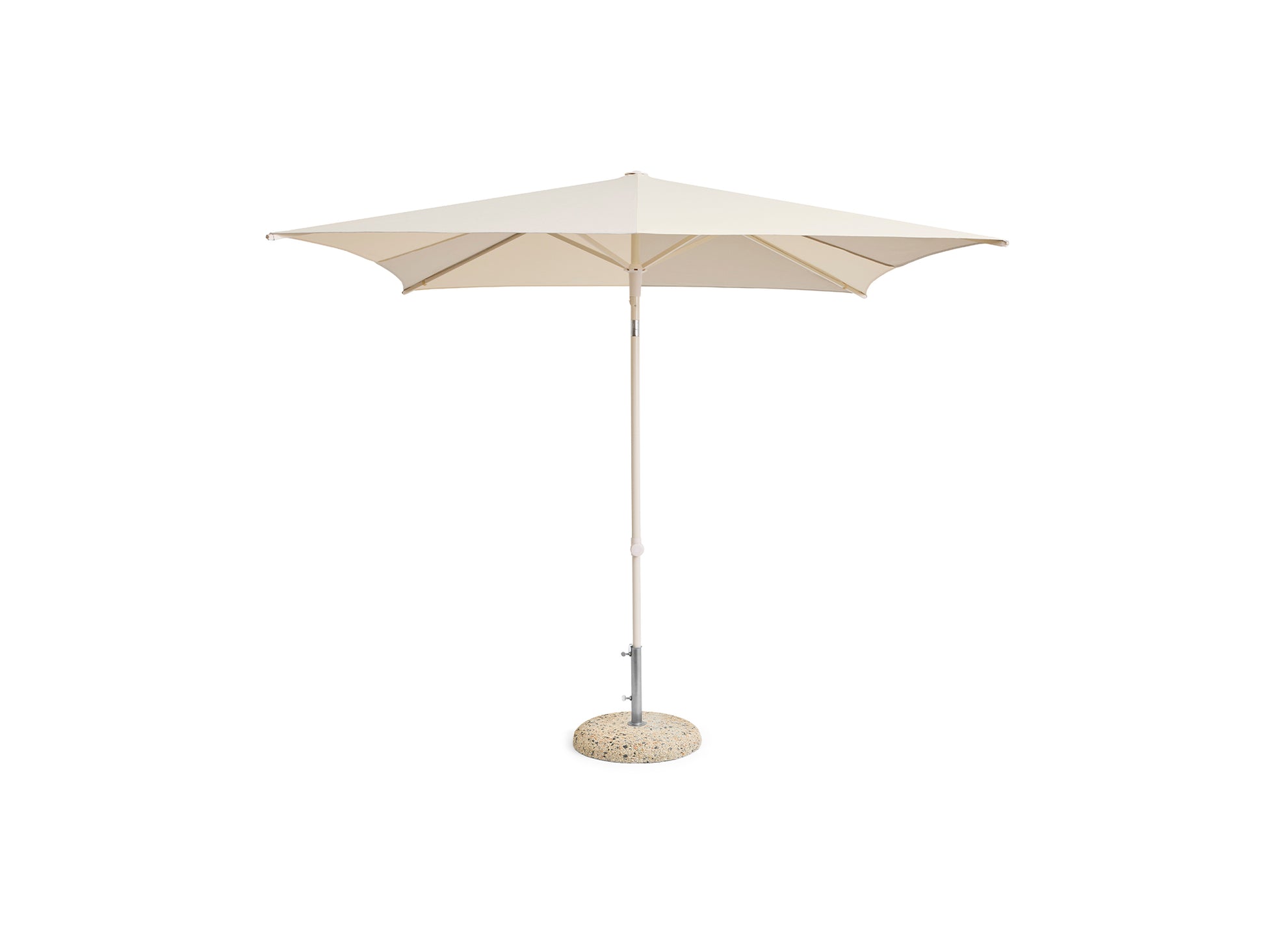 Terrazza Parasol by HAY - Square / Off White and Grey