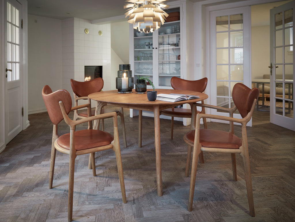 Salon Fixed Dining Table - Round by Ro Collection