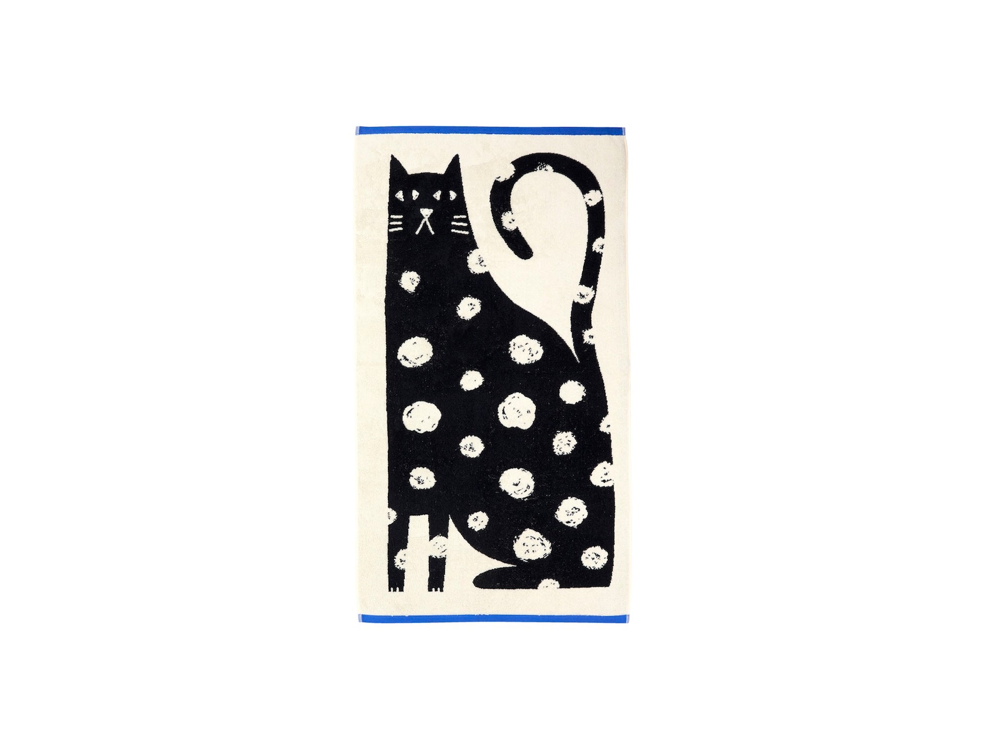 Lazy Cat Bath Towel by Donna Wilson