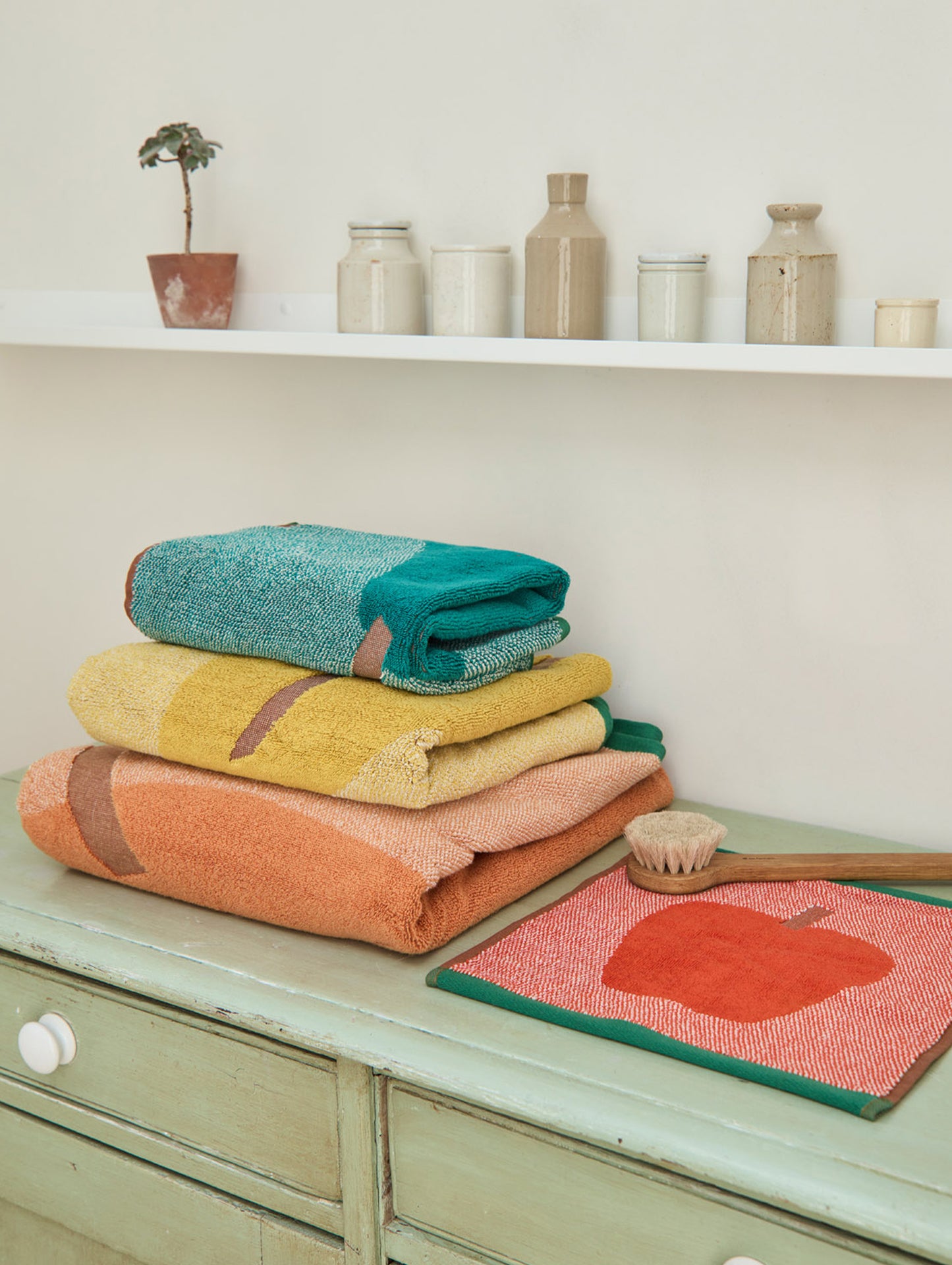 Tutti Frutti Towels by Donna Wilson