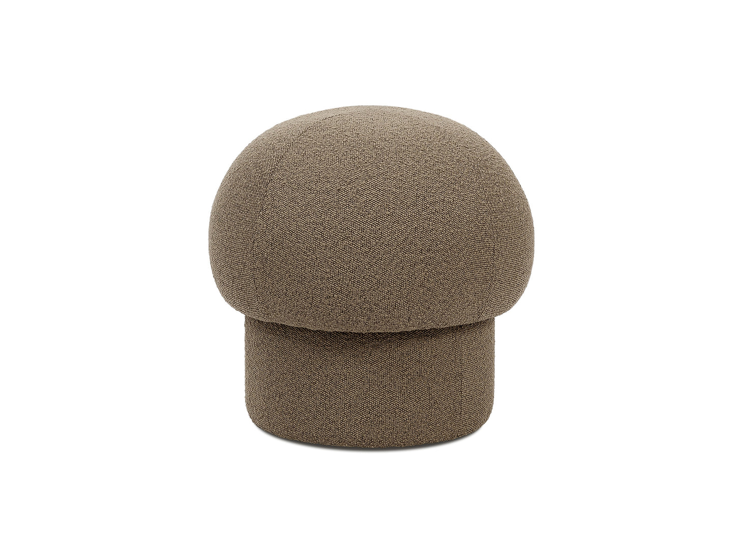 Uno Pouf by Design House Stockholm - D 50cm / Brown