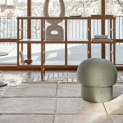 Uno Pouf by Design House Stockholm - D 50cm / Green