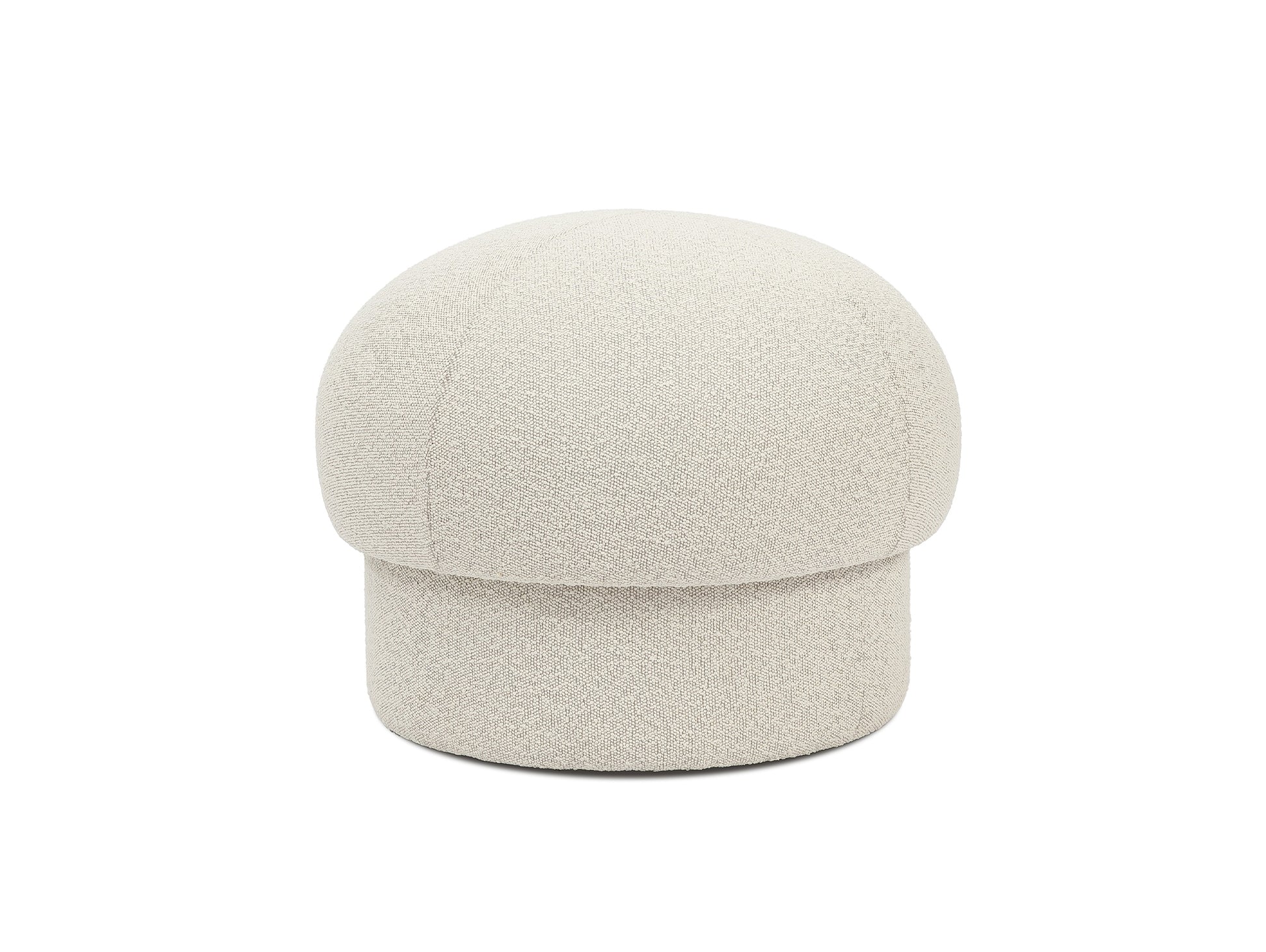 Uno Pouf by Design House Stockholm - D 65cm / Cream
