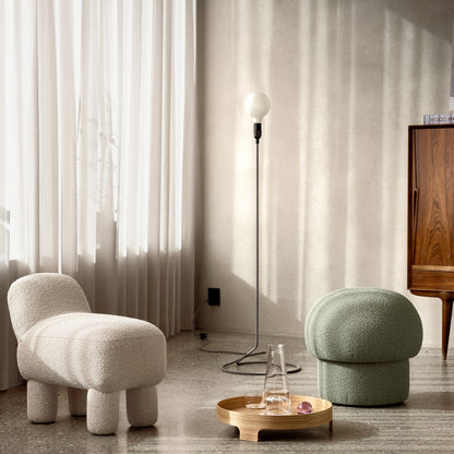 Uno Pouf by Design House Stockholm - D 50cm / Green