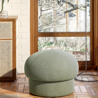 Uno Pouf by Design House Stockholm - D 65cm / Green