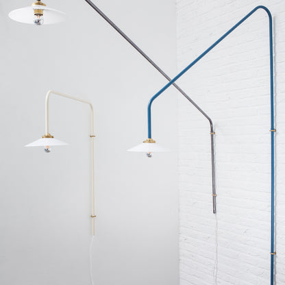 Hanging Lamp No.5 by Valerie Objects - Ivory Steel