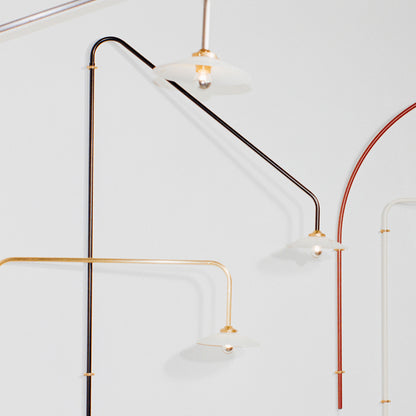 Hanging Lamp No.5 by Valerie Objects - Unlacquered Brass