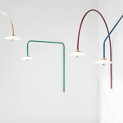 Hanging Lamp No.5 by Valerie Objects - Green Steel