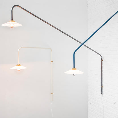 Hanging Lamp No.5 by Valerie Objects - Ivory Steel