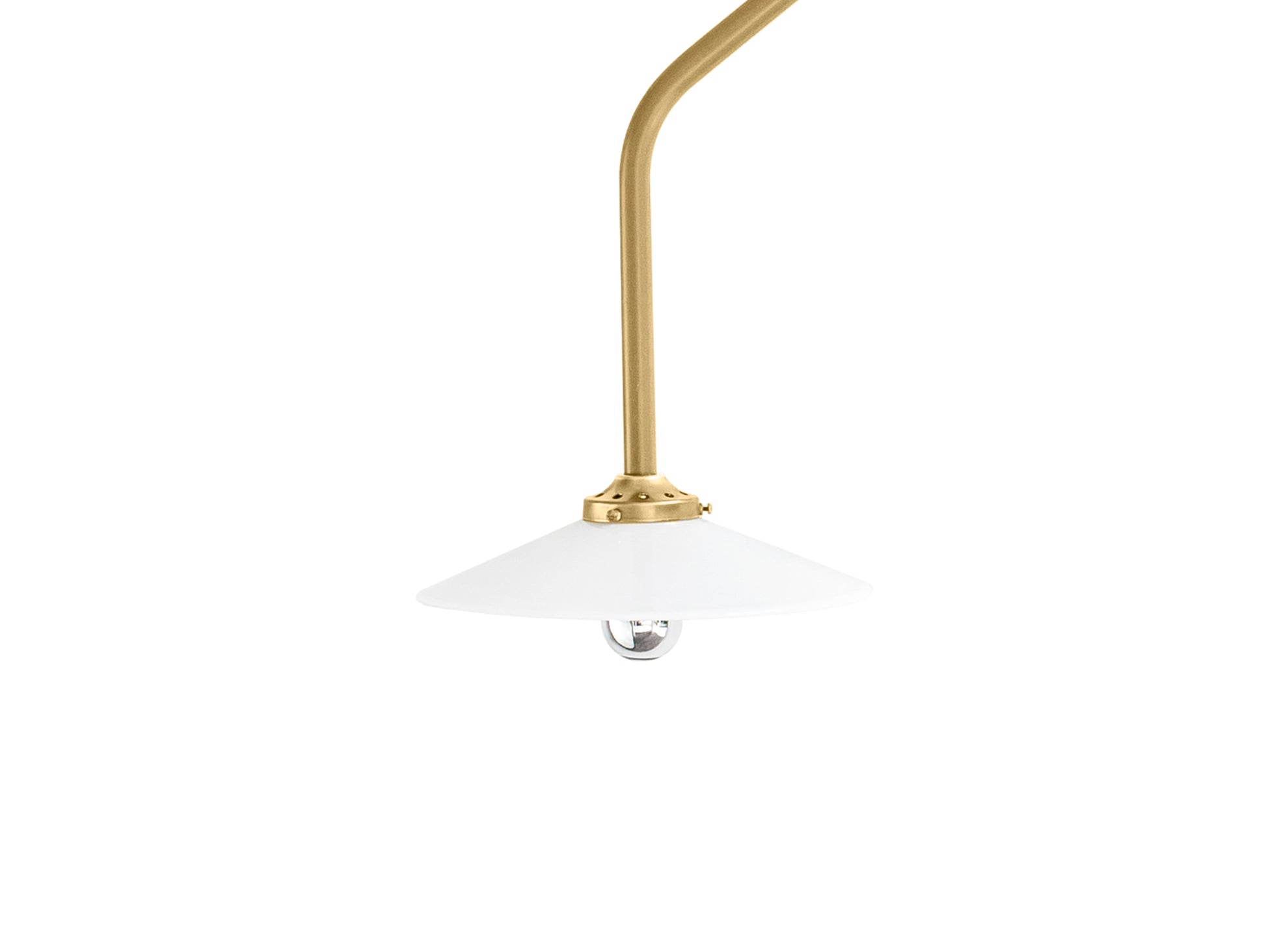 Hanging Lamp No.4 by Valerie Objects - Unlacquered Brass