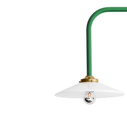 Hanging Lamp No.5 by Valerie Objects - Green Steel
