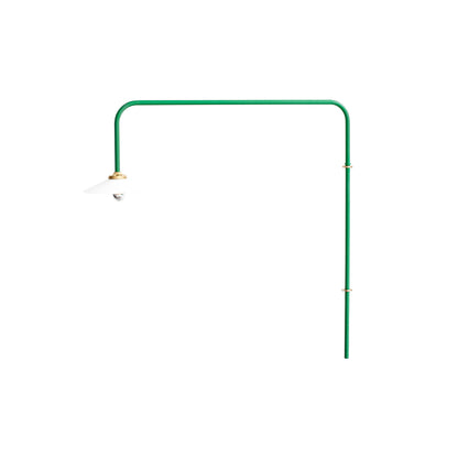 Hanging Lamp No.5 by Valerie Objects - Green Steel